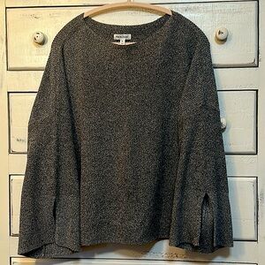 Dressy gray sweater